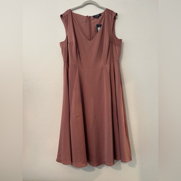 ModCloth Your Luxe-y Day Rose Satin MIDI Dress - Picture 4 of 10